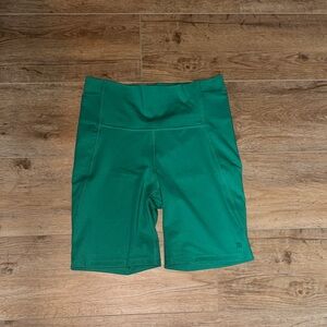 All in Motion Women's Green Bike Shorts